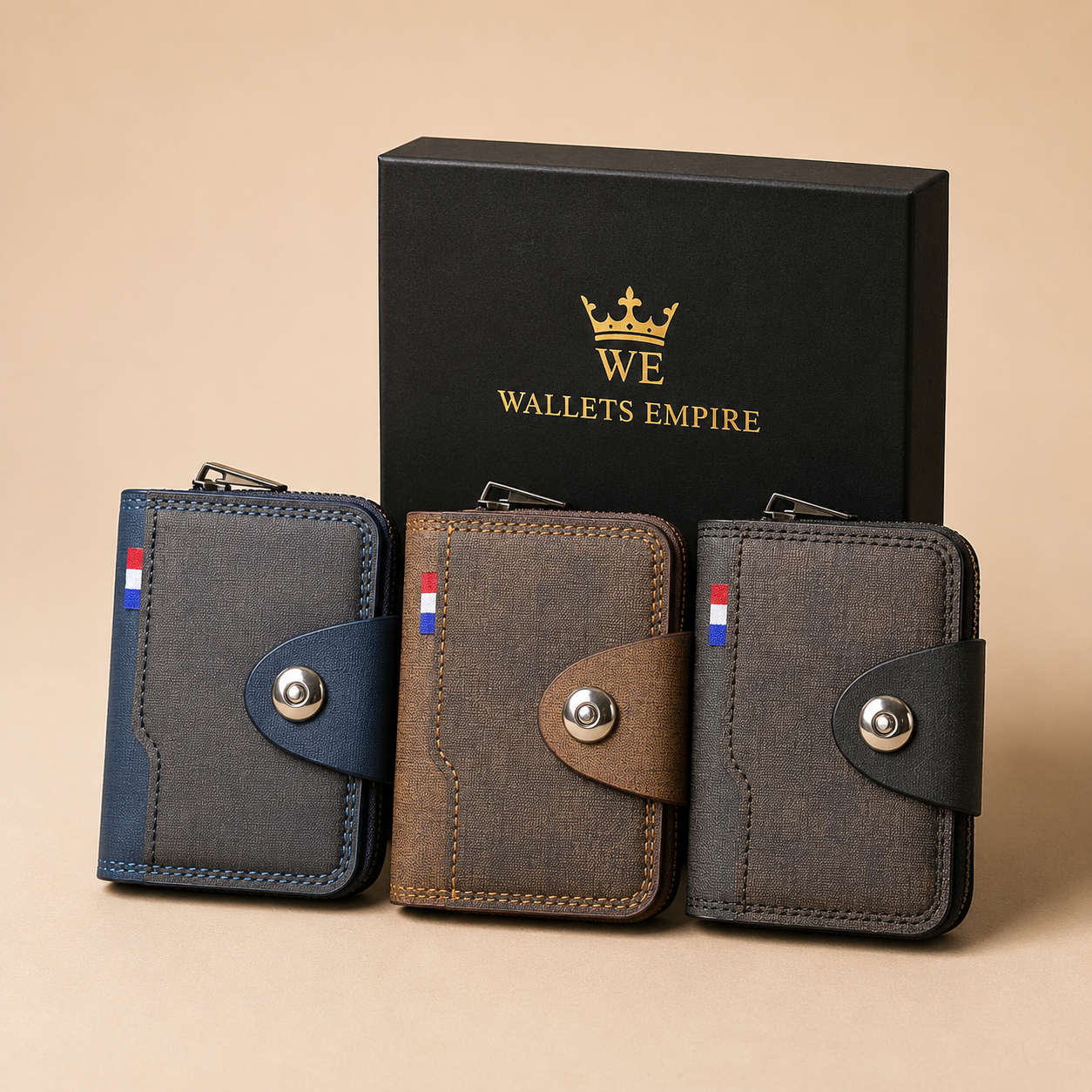 Regal Snap short zip wallet