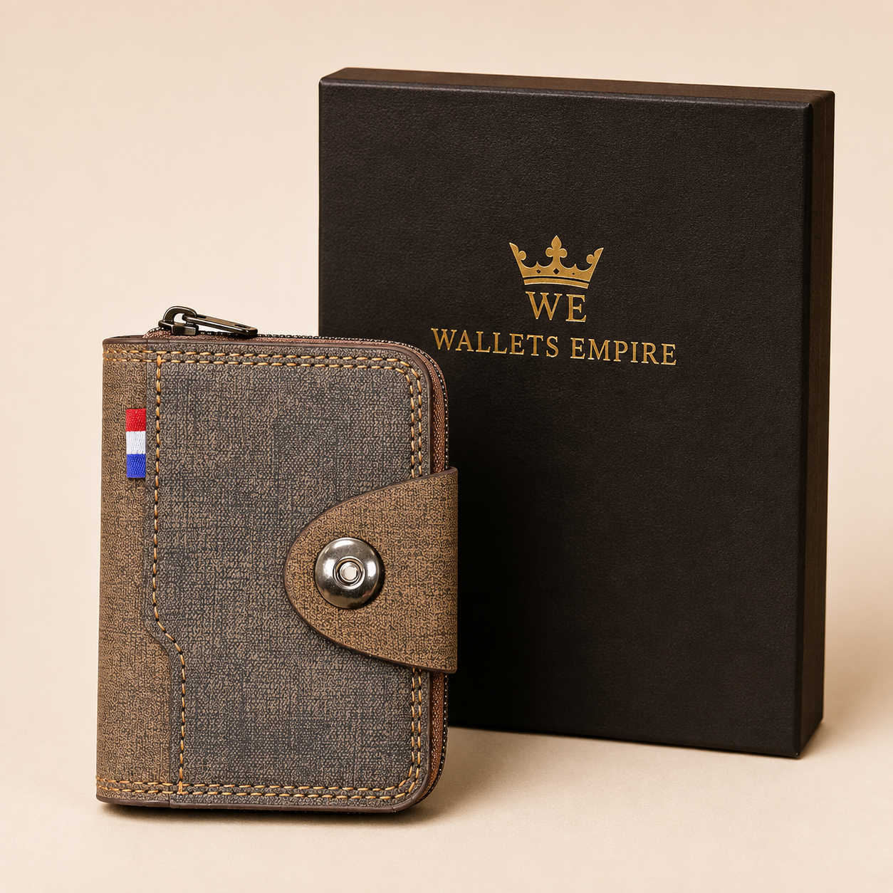 Regal Snap short zip wallet
