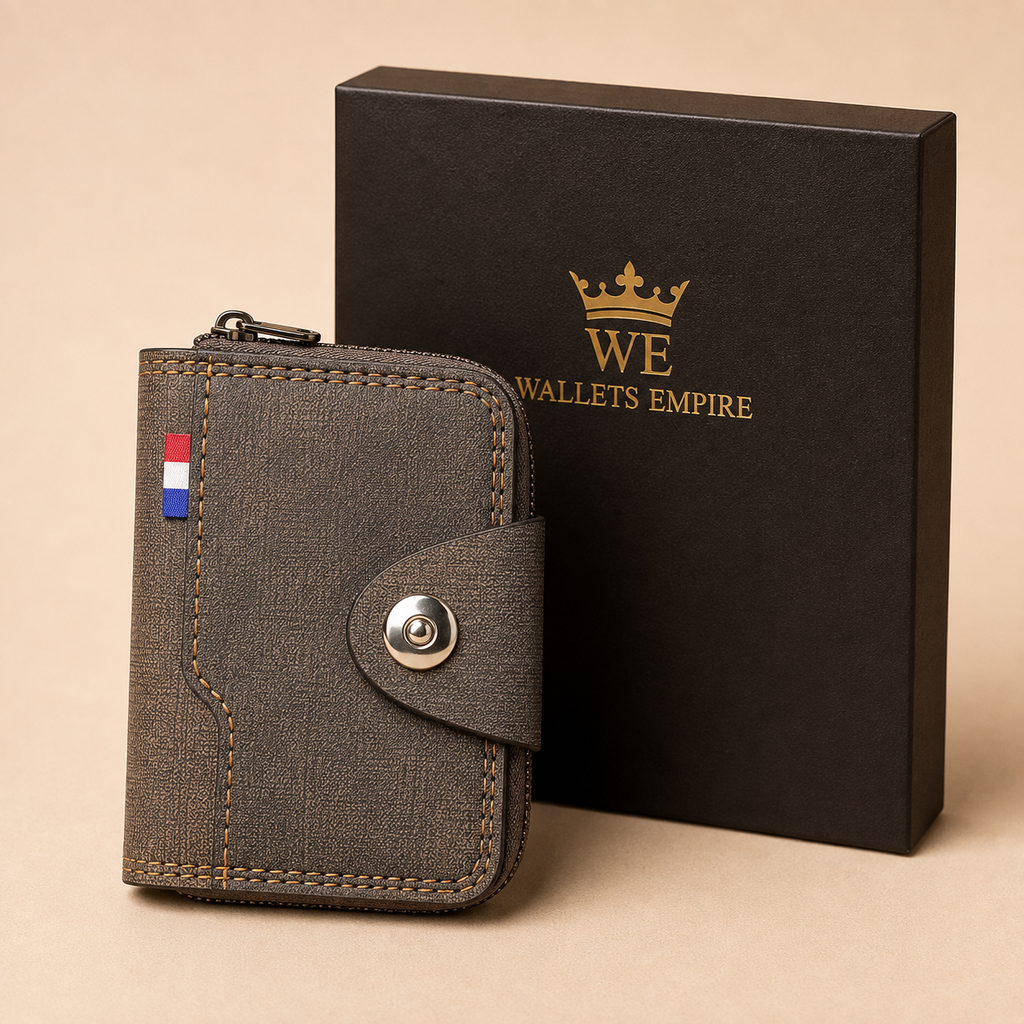 Regal Snap short zip wallet